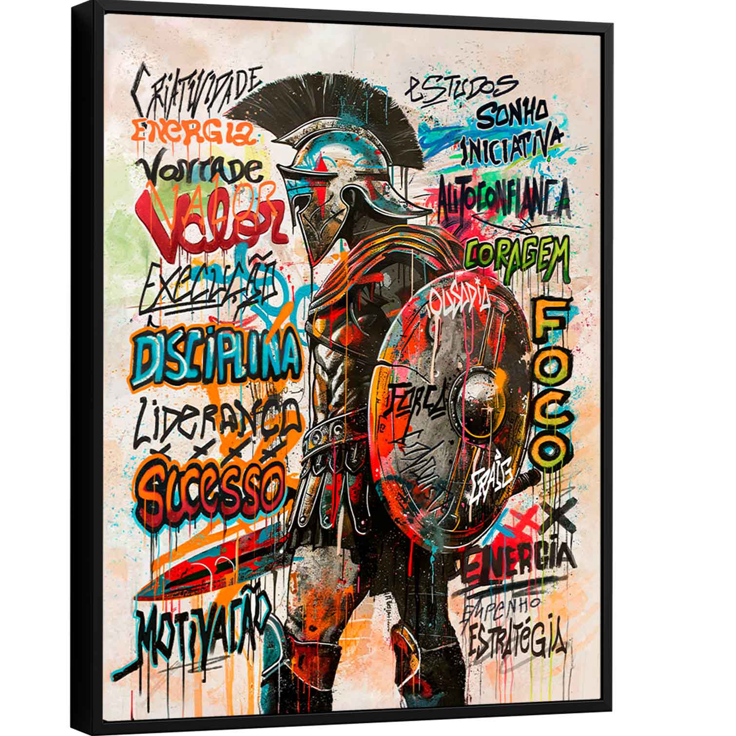 Quadro Espartano Grafite CRAIG