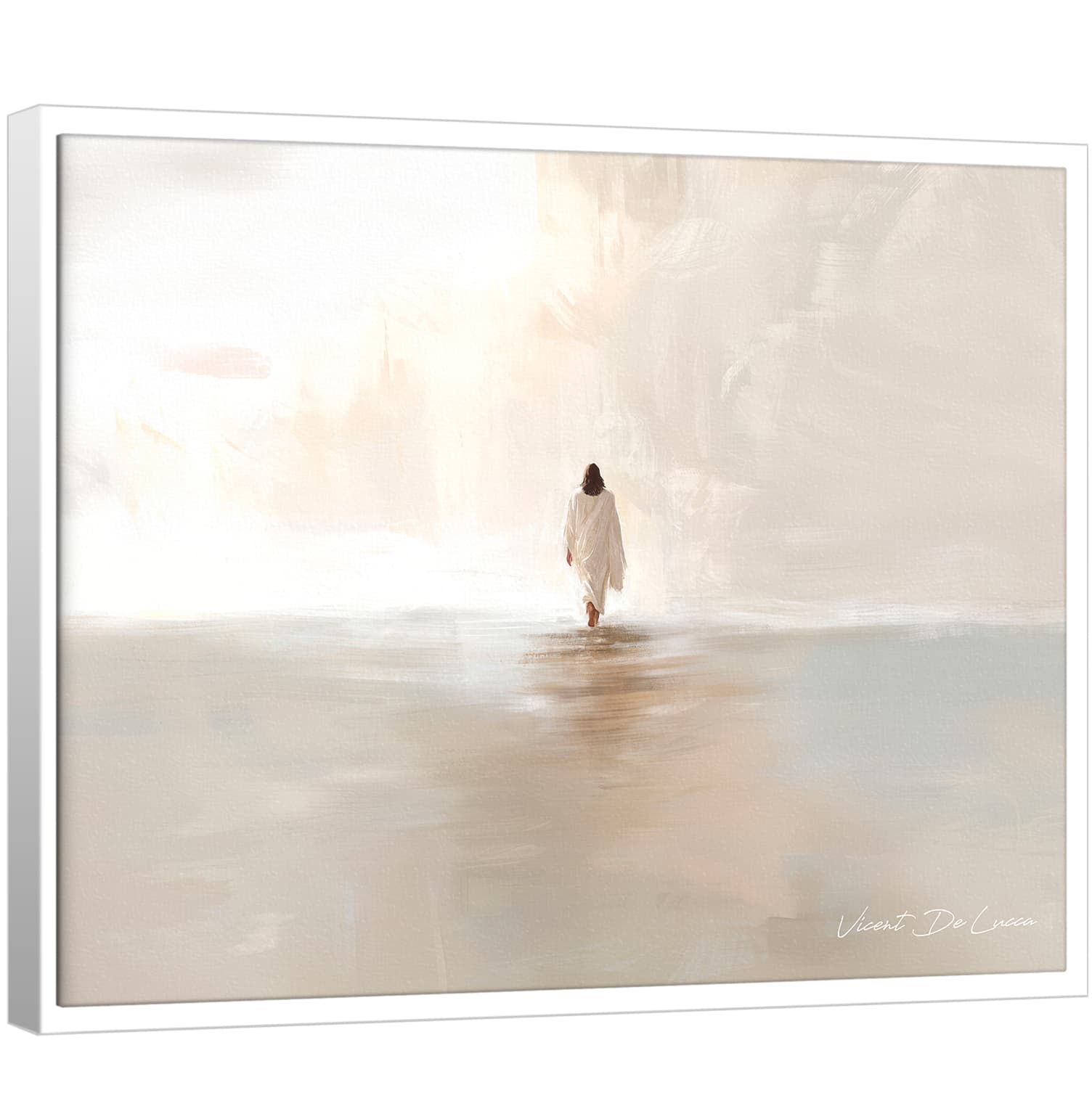 Quadro Jesus Sobre as Águas – Coleção Minimalista